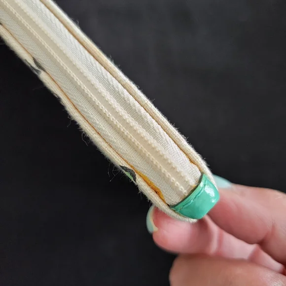 Coach Poppy Signature & Multi-Color Zippered Wristlet - Picture 6 of 14